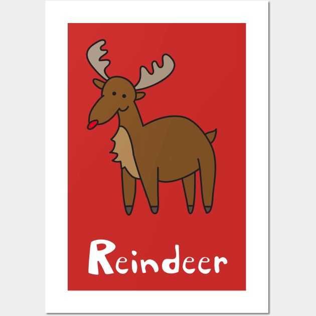 Reindeer Wall Art by ptdoodles